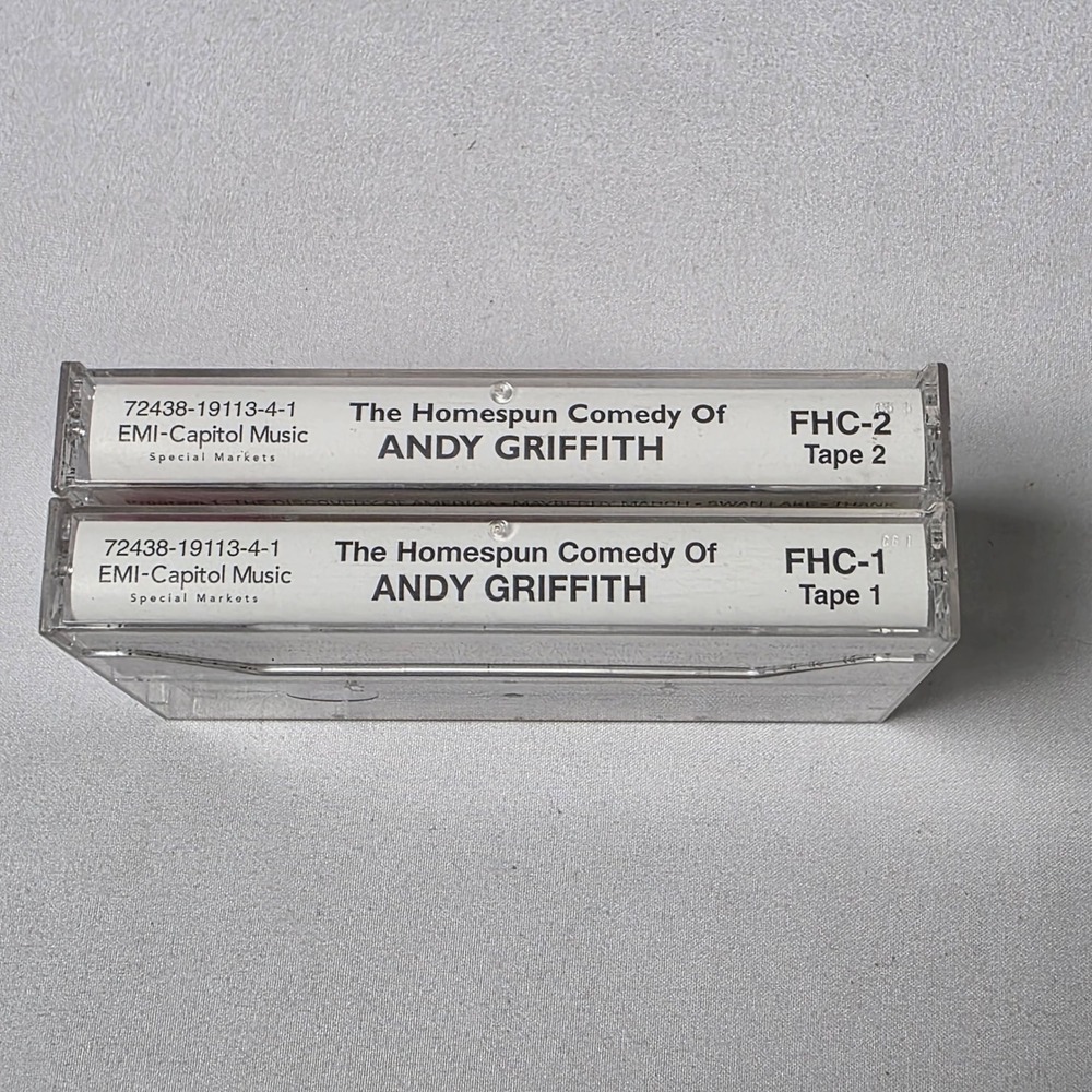 Andy Griffith The Side-Splitting Homespun Comedy And Songs Of Cassette's 1 & 2 - Picture 2 of 4